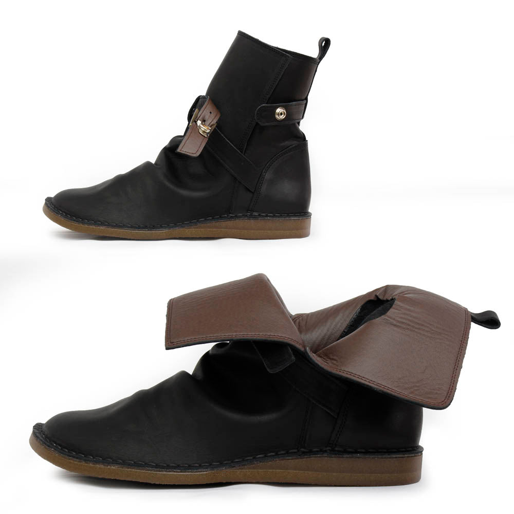 本革クロスベルトレディースブーツ(1233)