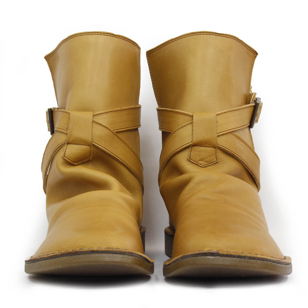 本革クロスベルトレディースブーツ(1233)