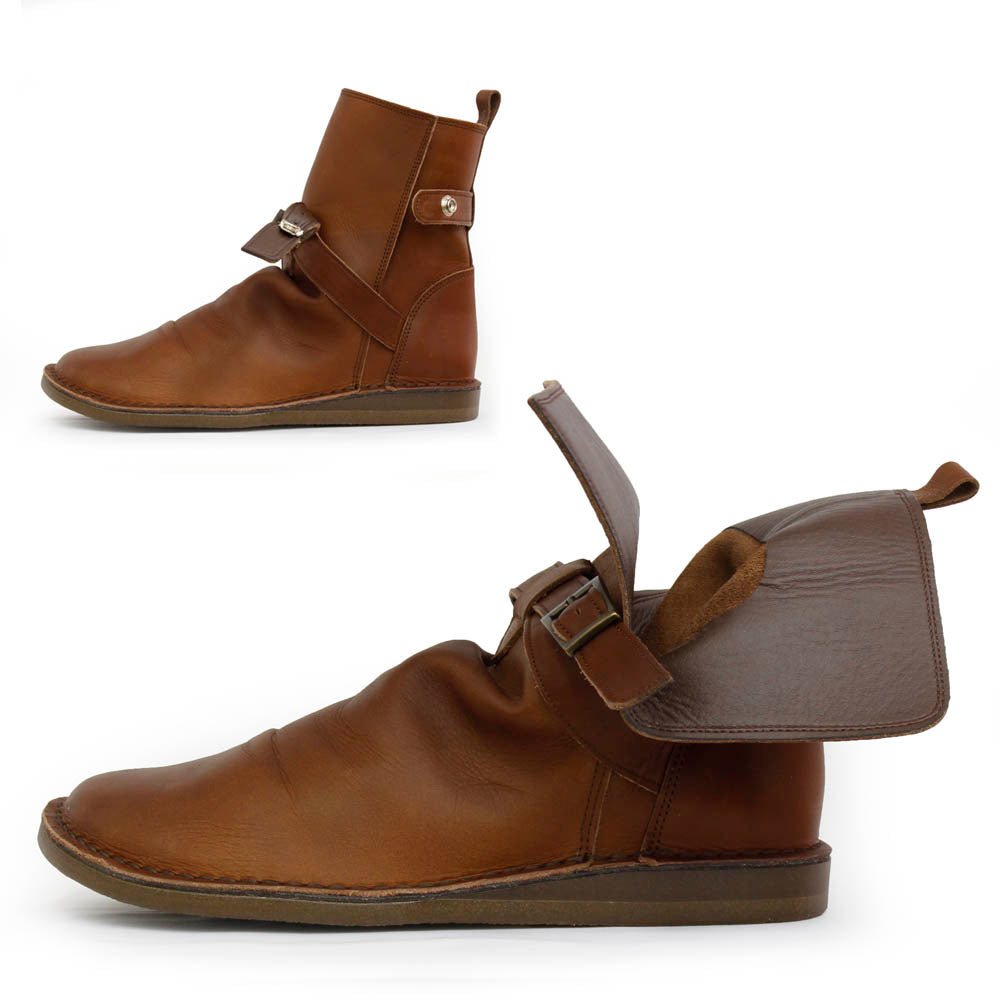 本革クロスベルトレディースブーツ(1233)