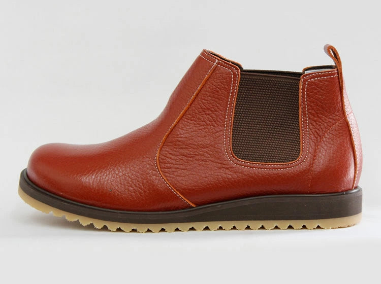 本革サイドゴアアンクルブーツ(1378)