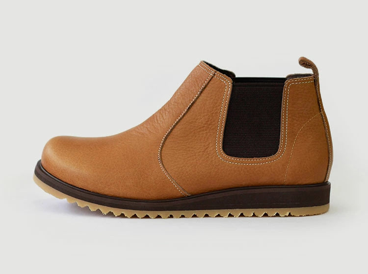 本革サイドゴアアンクルブーツ(1378)