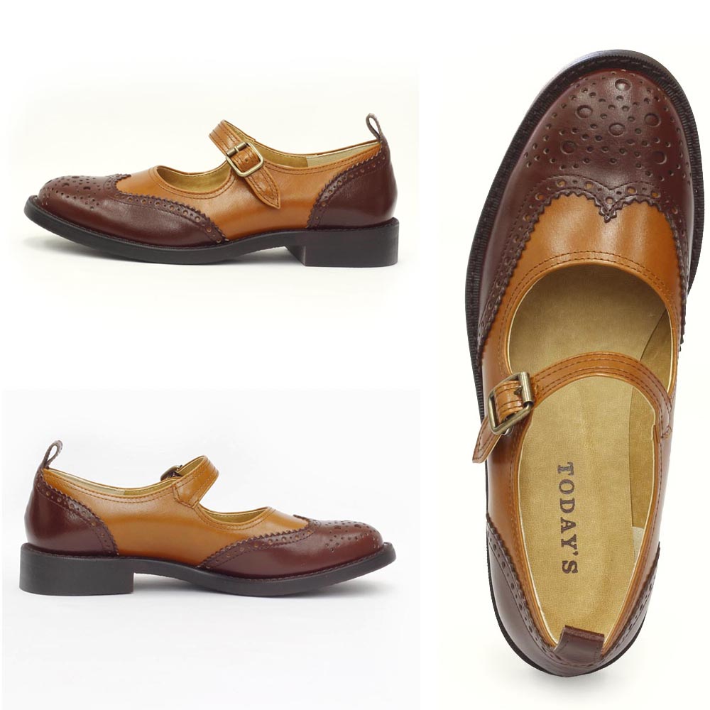 本革甲ベルトローヒール(5523)