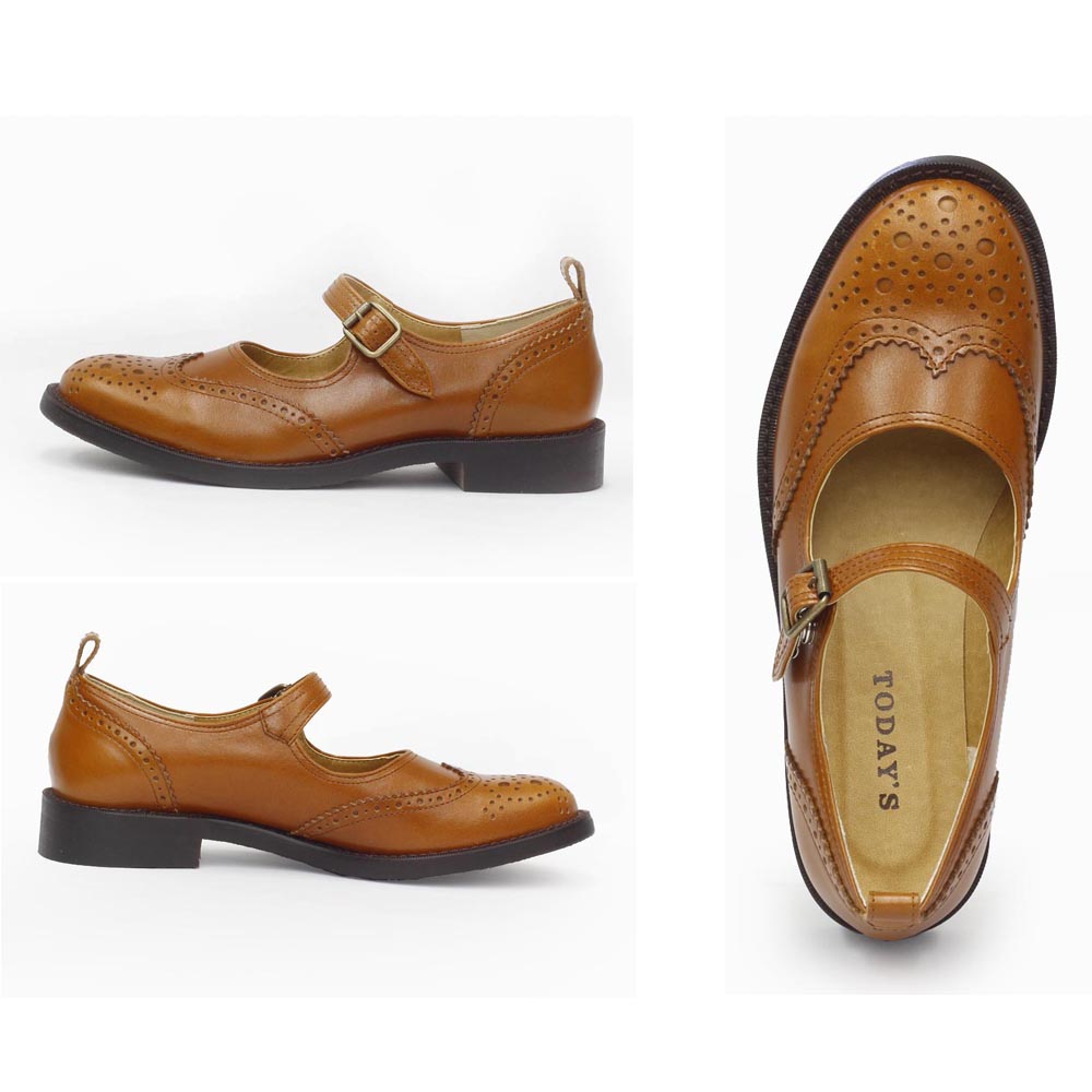 本革甲ベルトローヒール(5523)