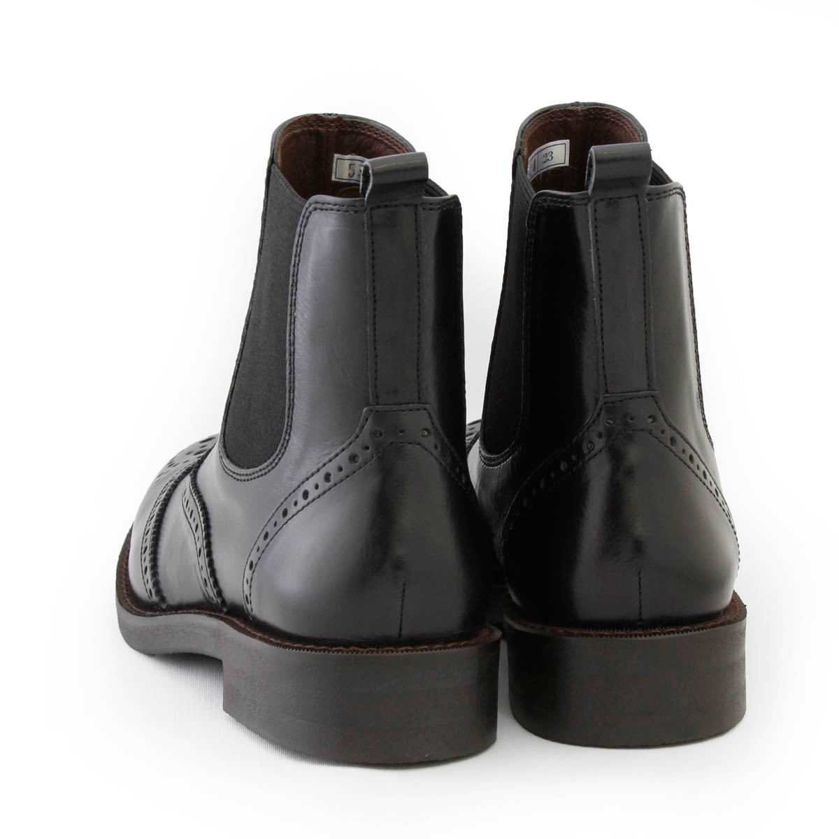 本革サイドゴアショートブーツ(5524)