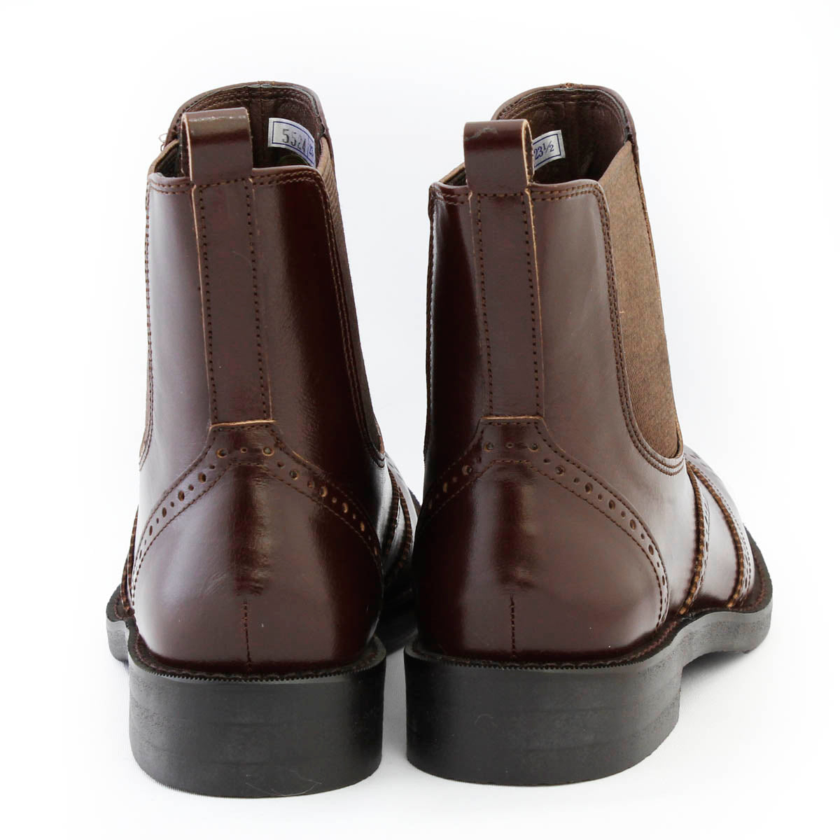 本革サイドゴアショートブーツ(5524)