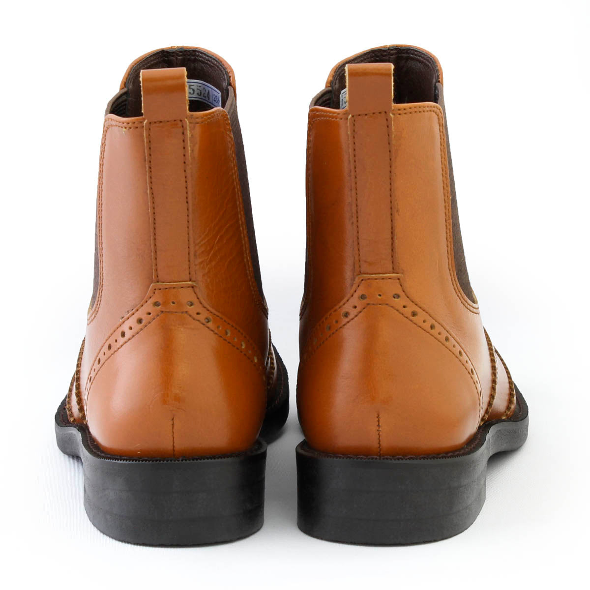 本革サイドゴアショートブーツ(5524)