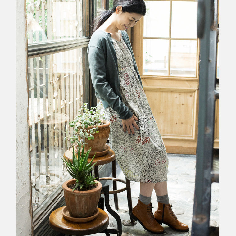 本革クラシカルレースアップブーツ(5525)