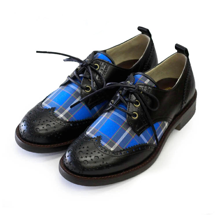 神戸タータン マニッシュシューズ (5578)