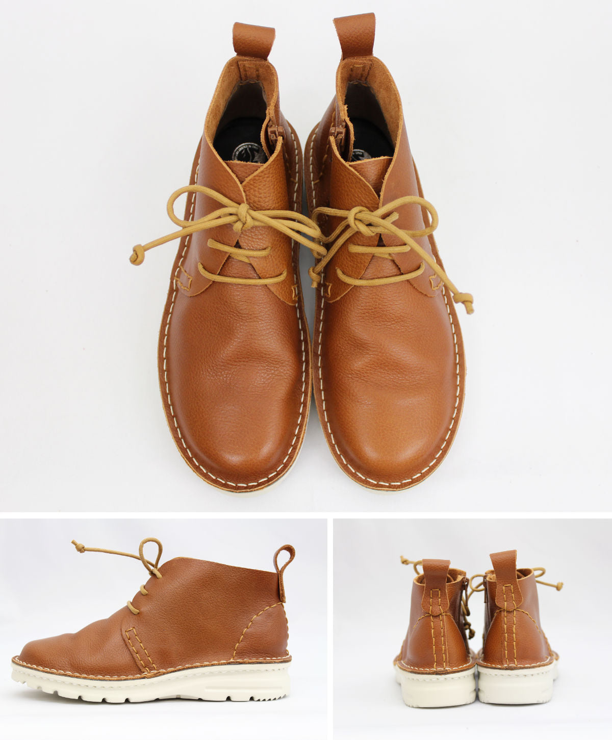 本革軽量 4E レースアップアンクルシューズ(7100)