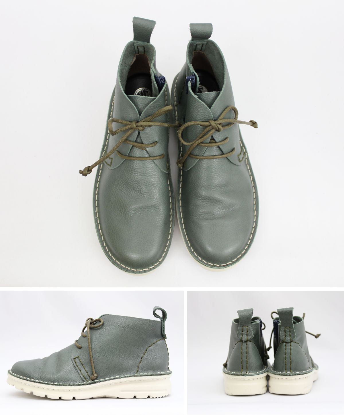 本革軽量 4E レースアップアンクルシューズ(7100)
