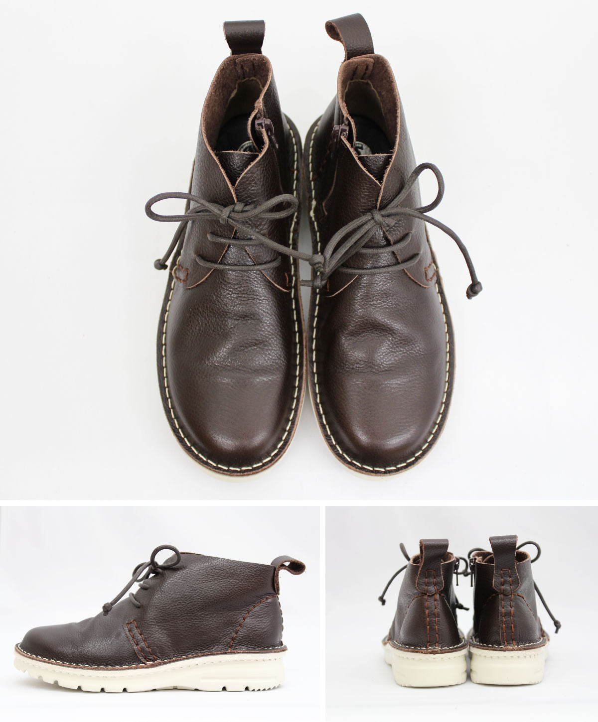 本革軽量 4E レースアップアンクルシューズ(7100)
