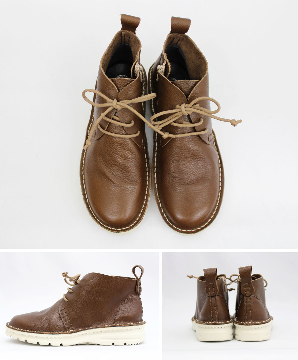本革軽量 4E レースアップアンクルシューズ(7100)