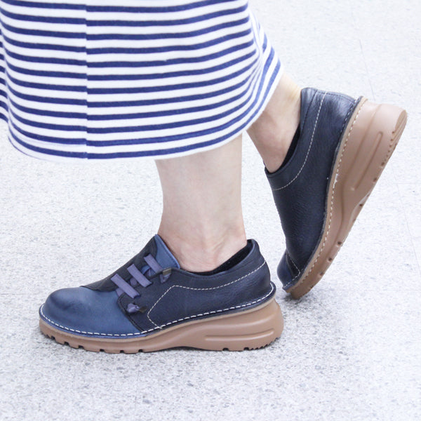 本革軽量4Eゴムベルトスリッポン(0118)